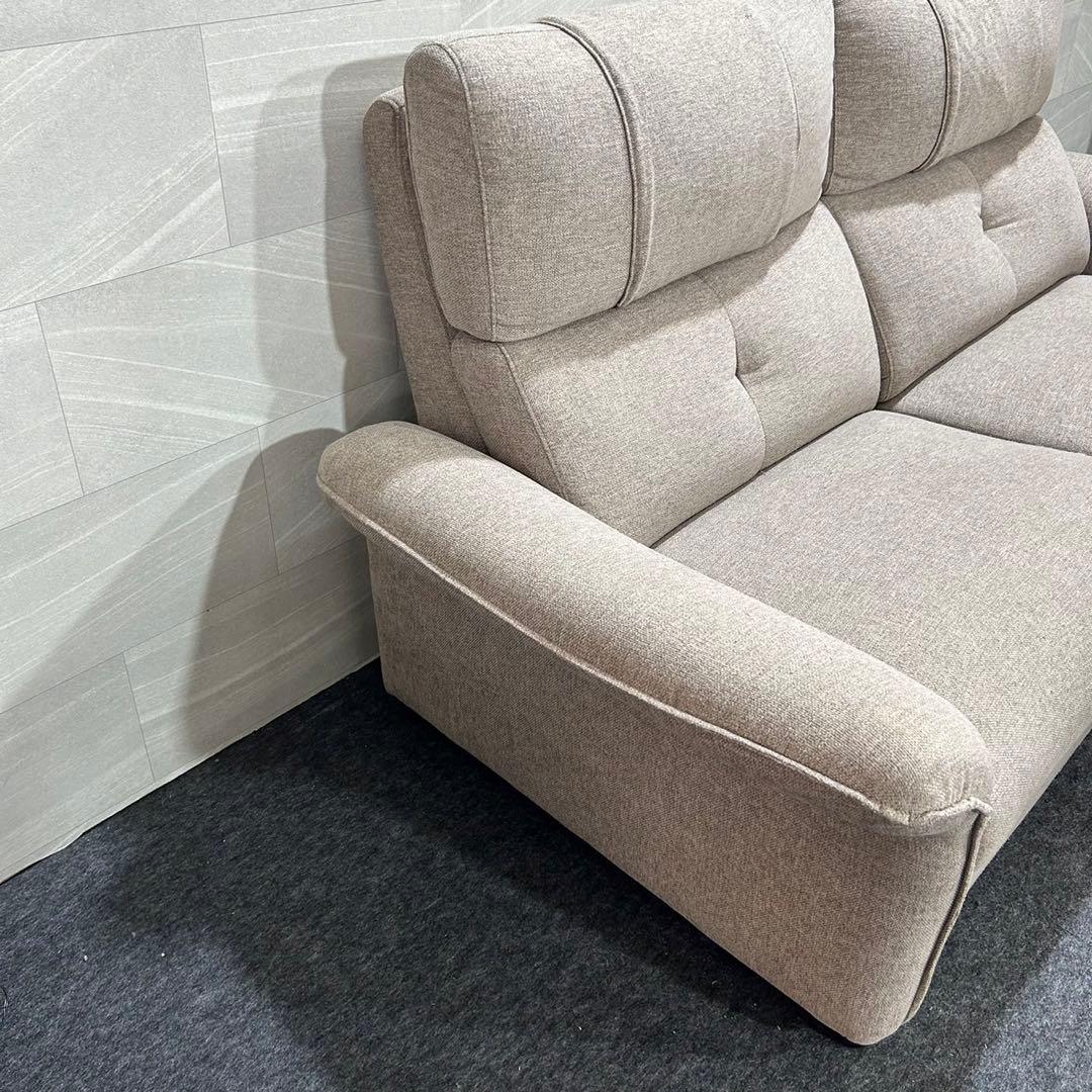 NITORI 電動リクライニングソファ Nピュール 2人掛け 布張り d2761