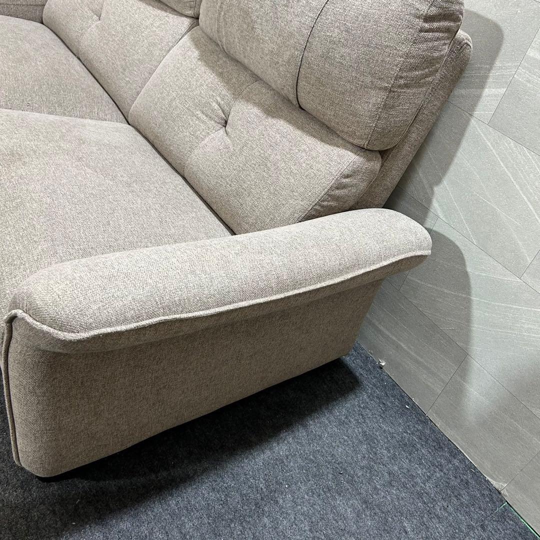 NITORI 電動リクライニングソファ Nピュール 2人掛け 布張り d2761