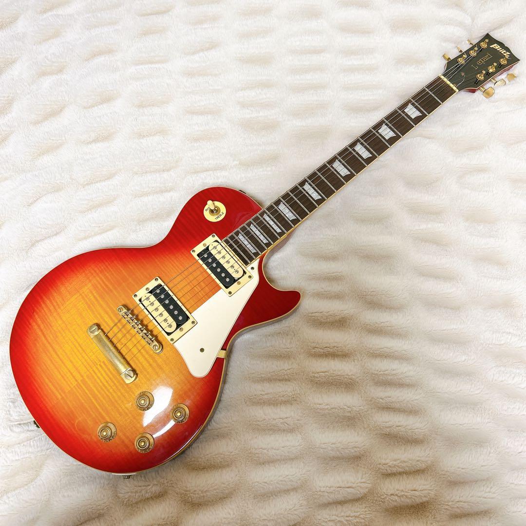 Blitz by Aria ProⅡ ちょい珍ロゴ Leopard レスポール