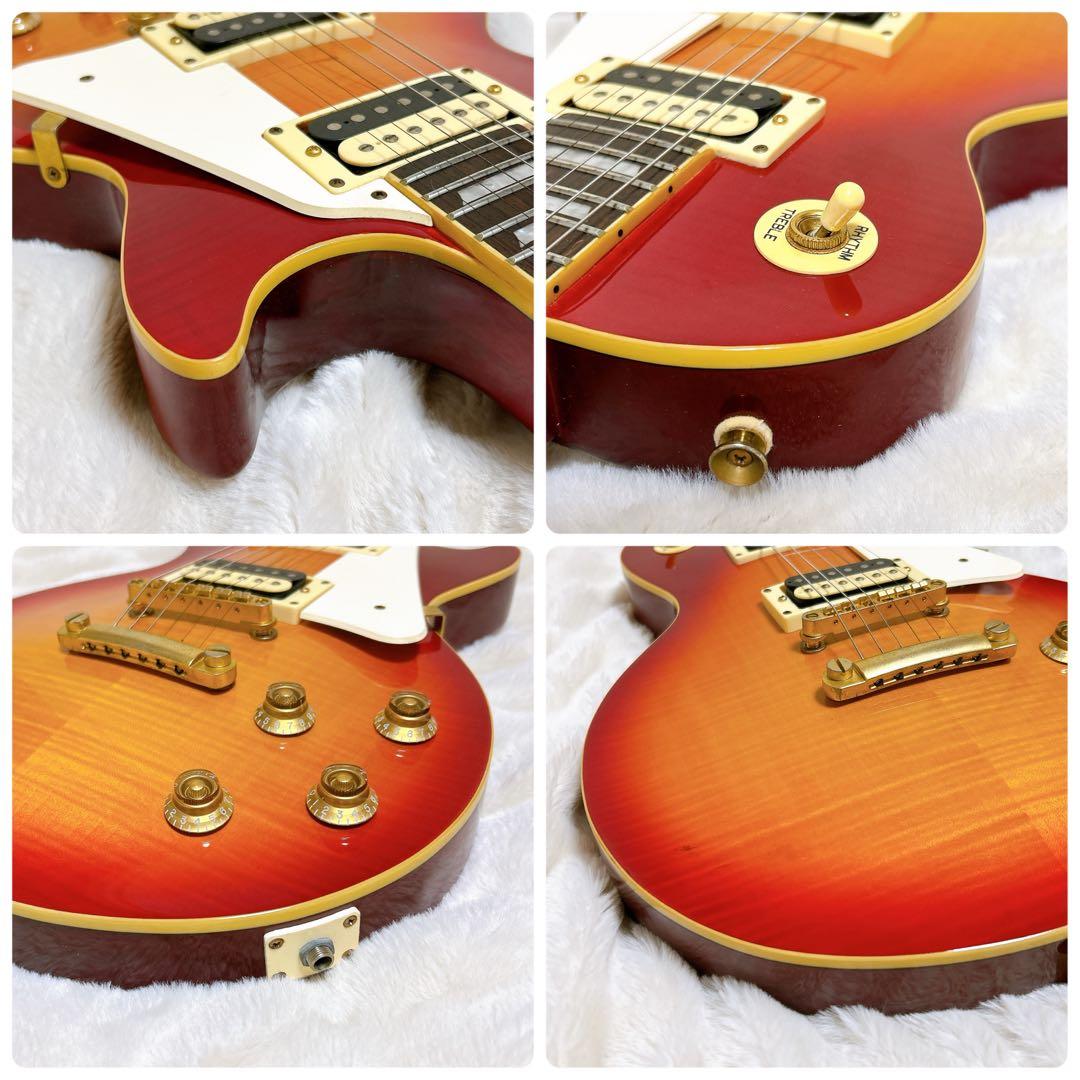 Blitz by Aria ProⅡ ちょい珍ロゴ Leopard レスポール