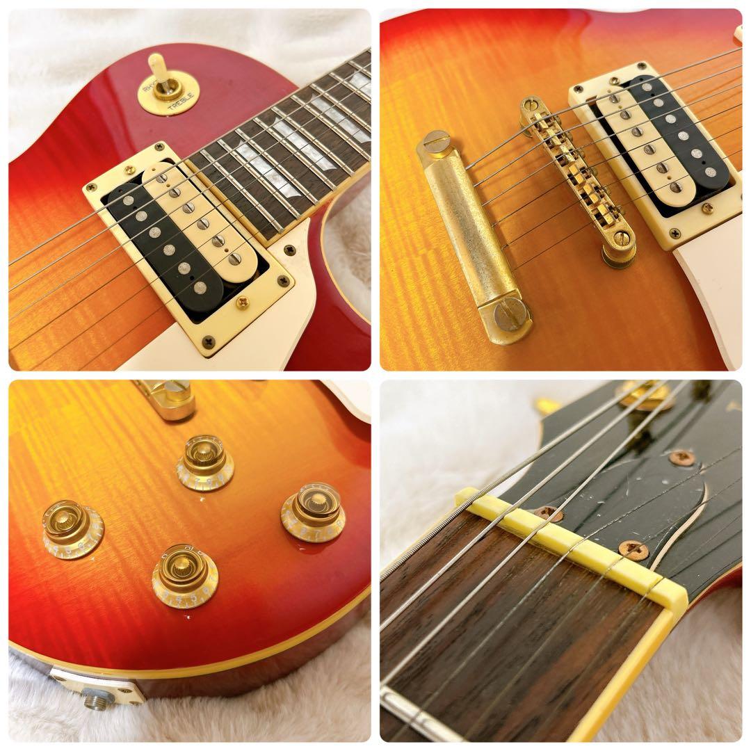 Blitz by Aria ProⅡ ちょい珍ロゴ Leopard レスポール