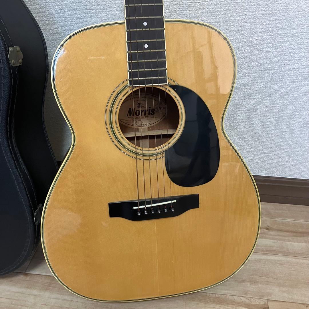 Morris F-25 アコースティックギター ハードケース付き