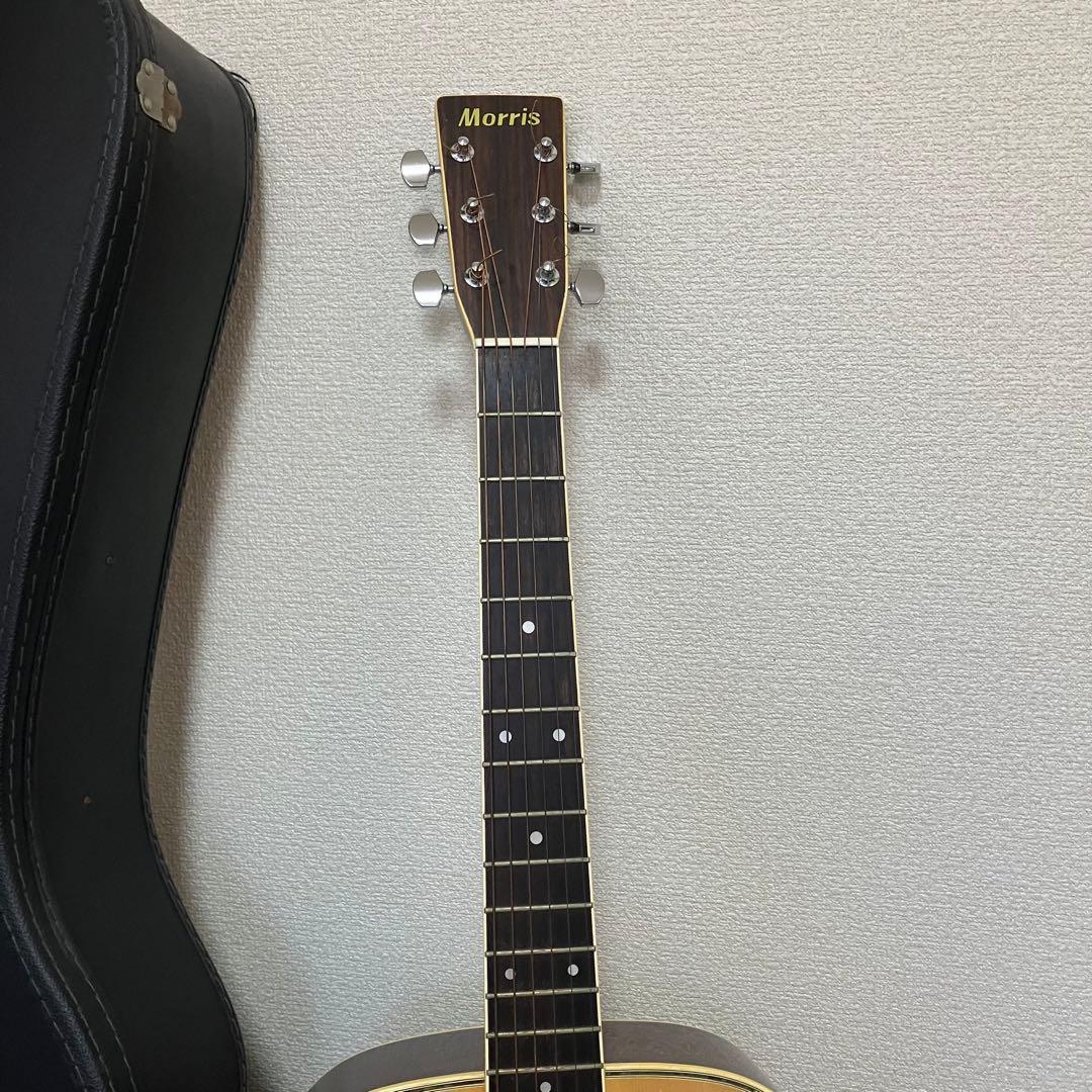Morris F-25 アコースティックギター ハードケース付き