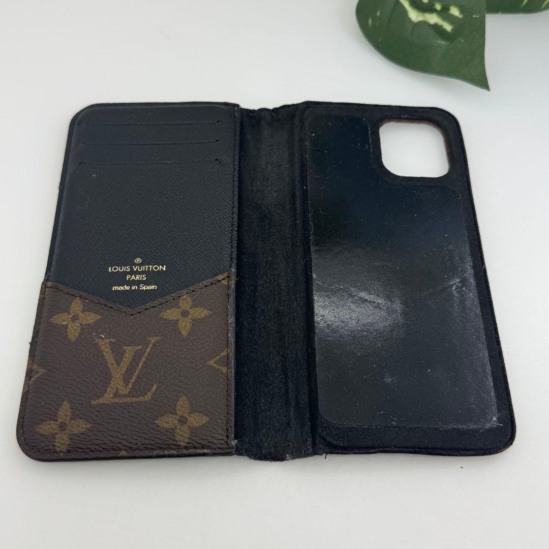 ルイヴィトン iPhone11 黒茶 スマホケース 0663c1