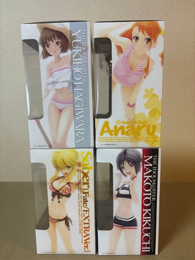 未開封 フィギュア4セット 宮城鳴子 萩原雪歩 菊池真 セイバー