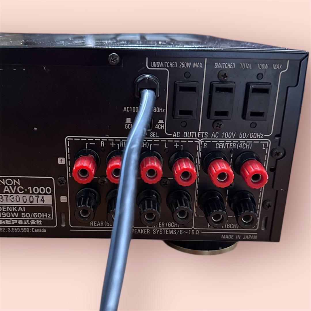 DENON AVサラウンドアンプ　AVC-1000 内部清掃済