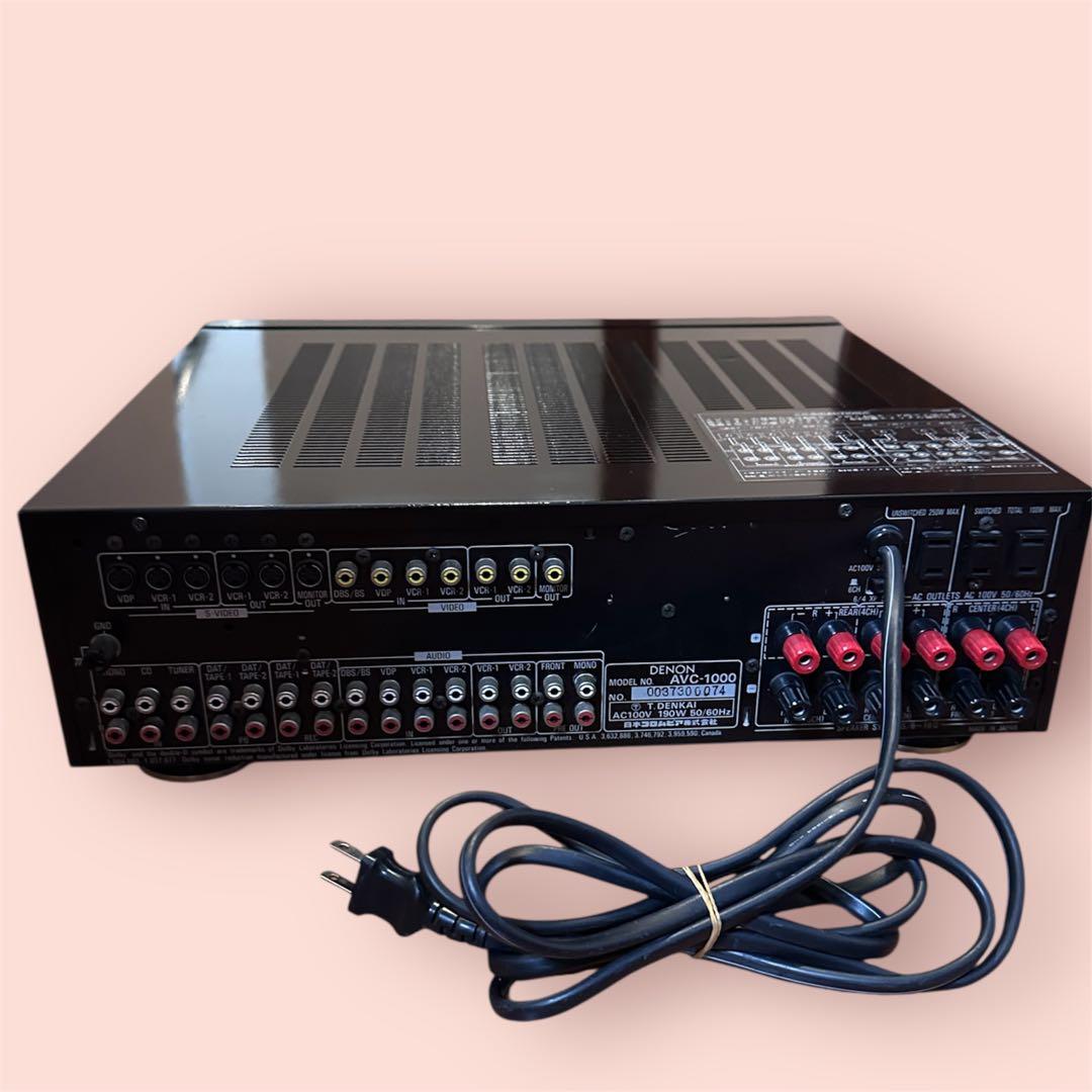 DENON AVサラウンドアンプ　AVC-1000 内部清掃済
