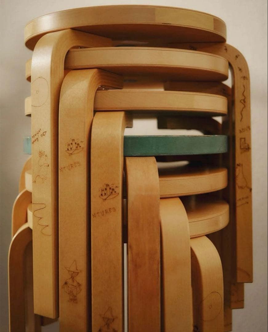 ノベルティ付き Artek Moomin Stool 60 スツール
