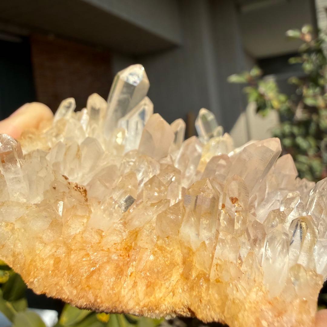 自然色　水晶クラスター モリオン　23個セット　1kg 水晶　原石　自然石c1