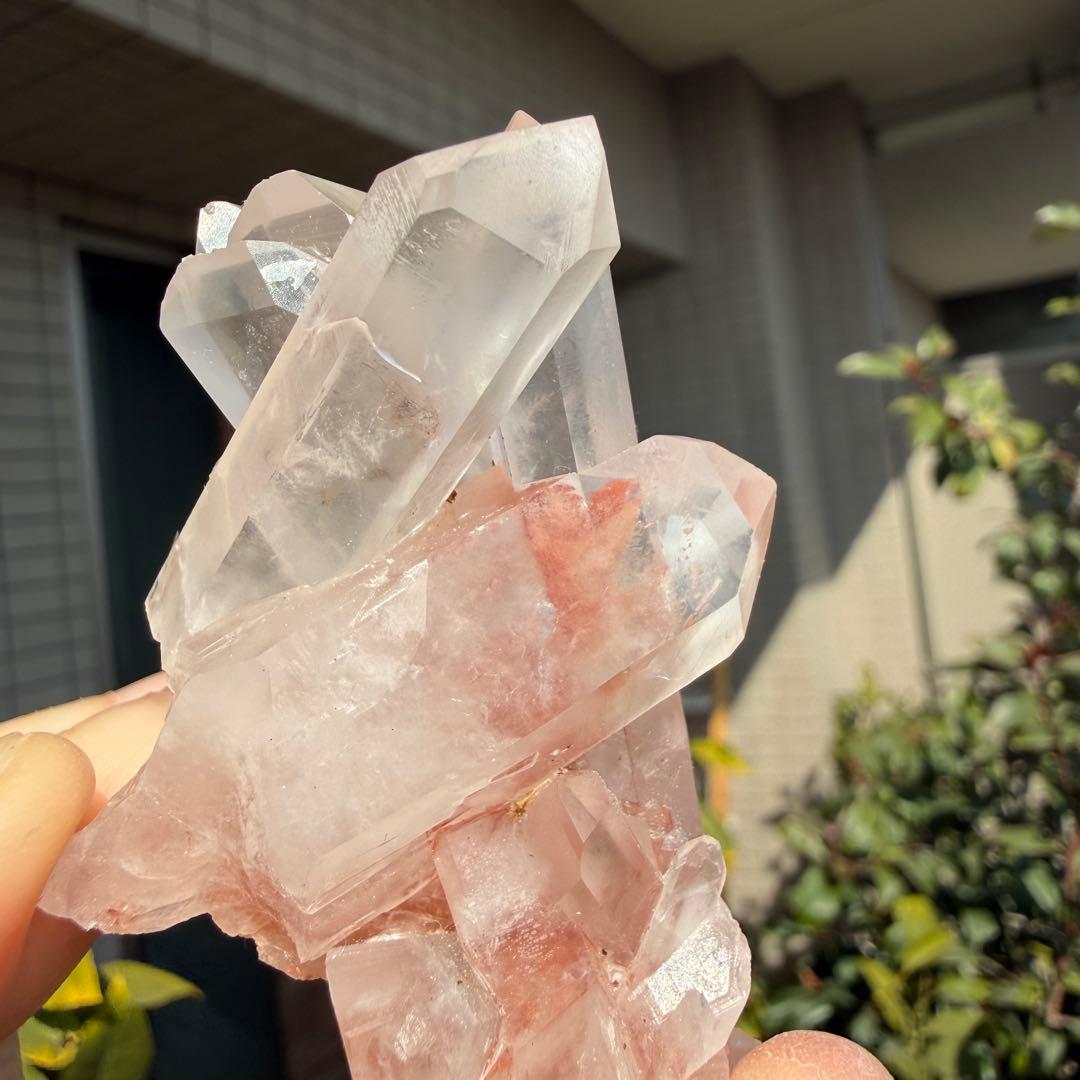 自然色　水晶クラスター モリオン　23個セット　1kg 水晶　原石　自然石c1