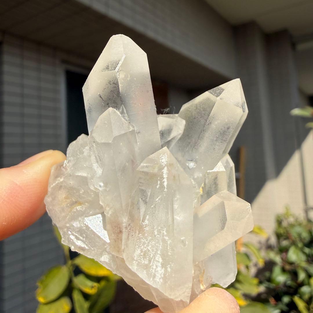 自然色　水晶クラスター モリオン　23個セット　1kg 水晶　原石　自然石c1