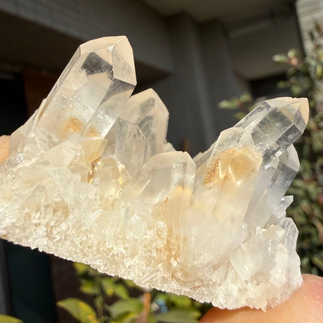 自然色　水晶クラスター モリオン　23個セット　1kg 水晶　原石　自然石c1