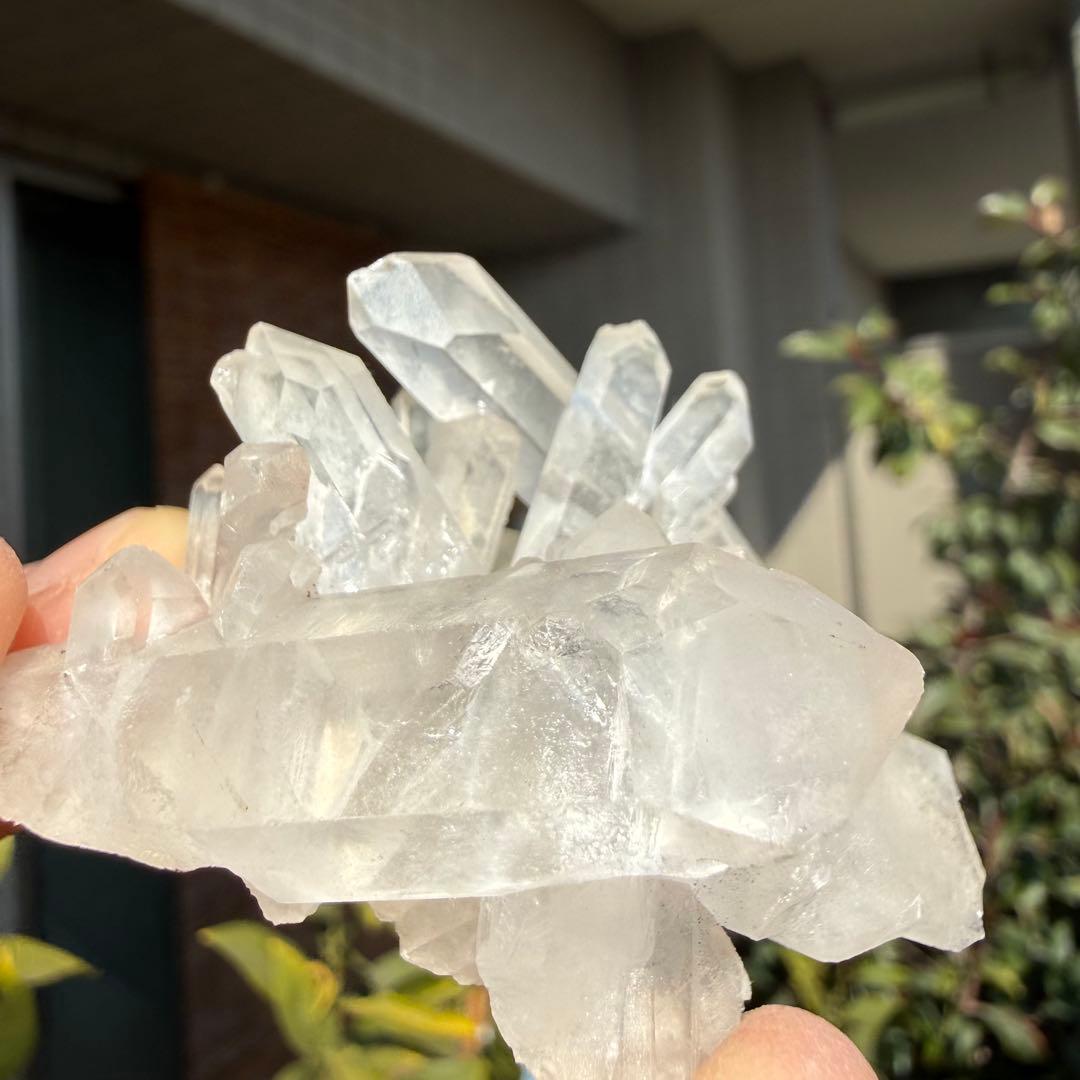 自然色　水晶クラスター モリオン　23個セット　1kg 水晶　原石　自然石c1