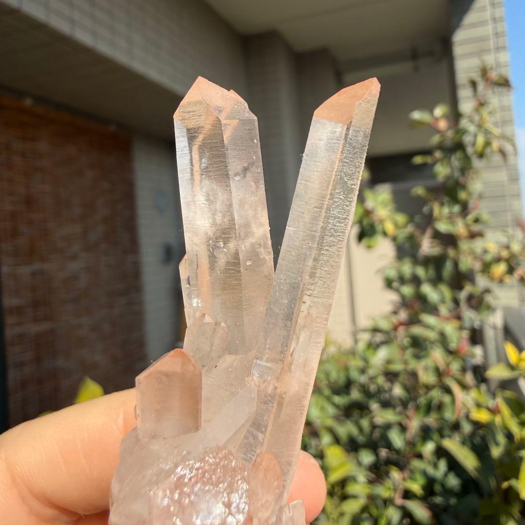 自然色　水晶クラスター モリオン　23個セット　1kg 水晶　原石　自然石c1