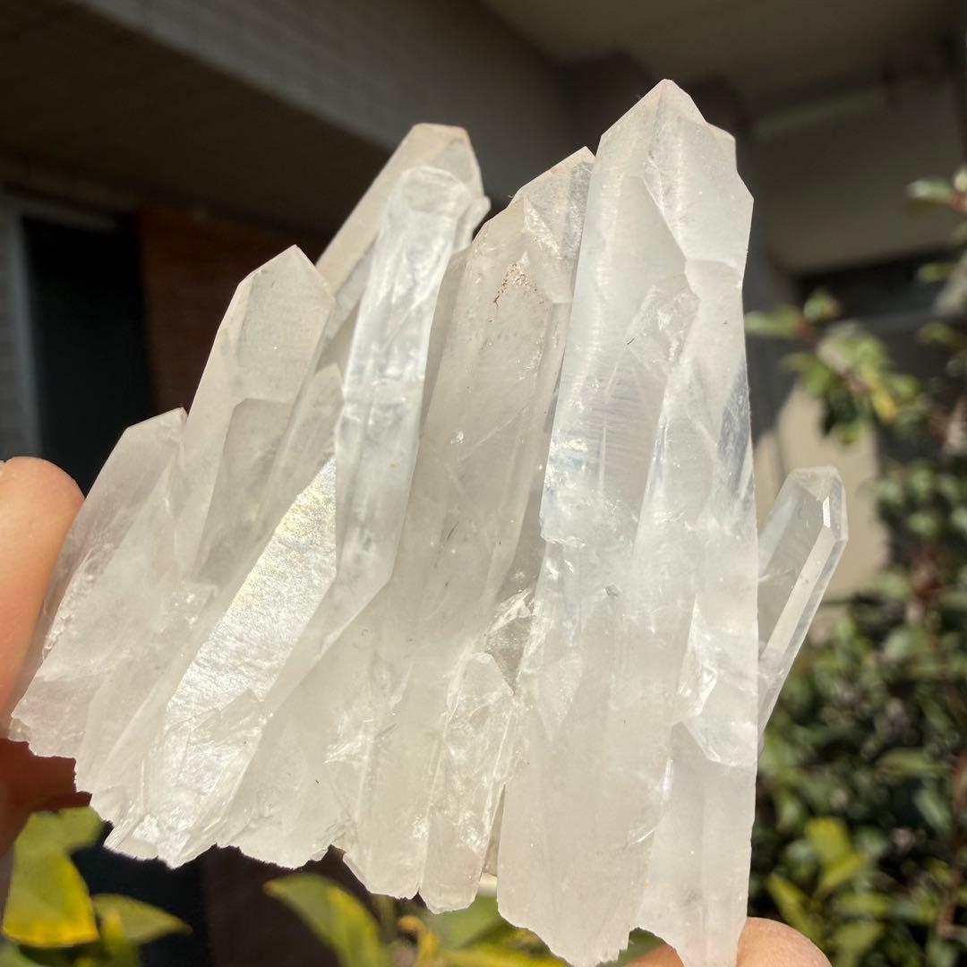 自然色　水晶クラスター モリオン　23個セット　1kg 水晶　原石　自然石c1