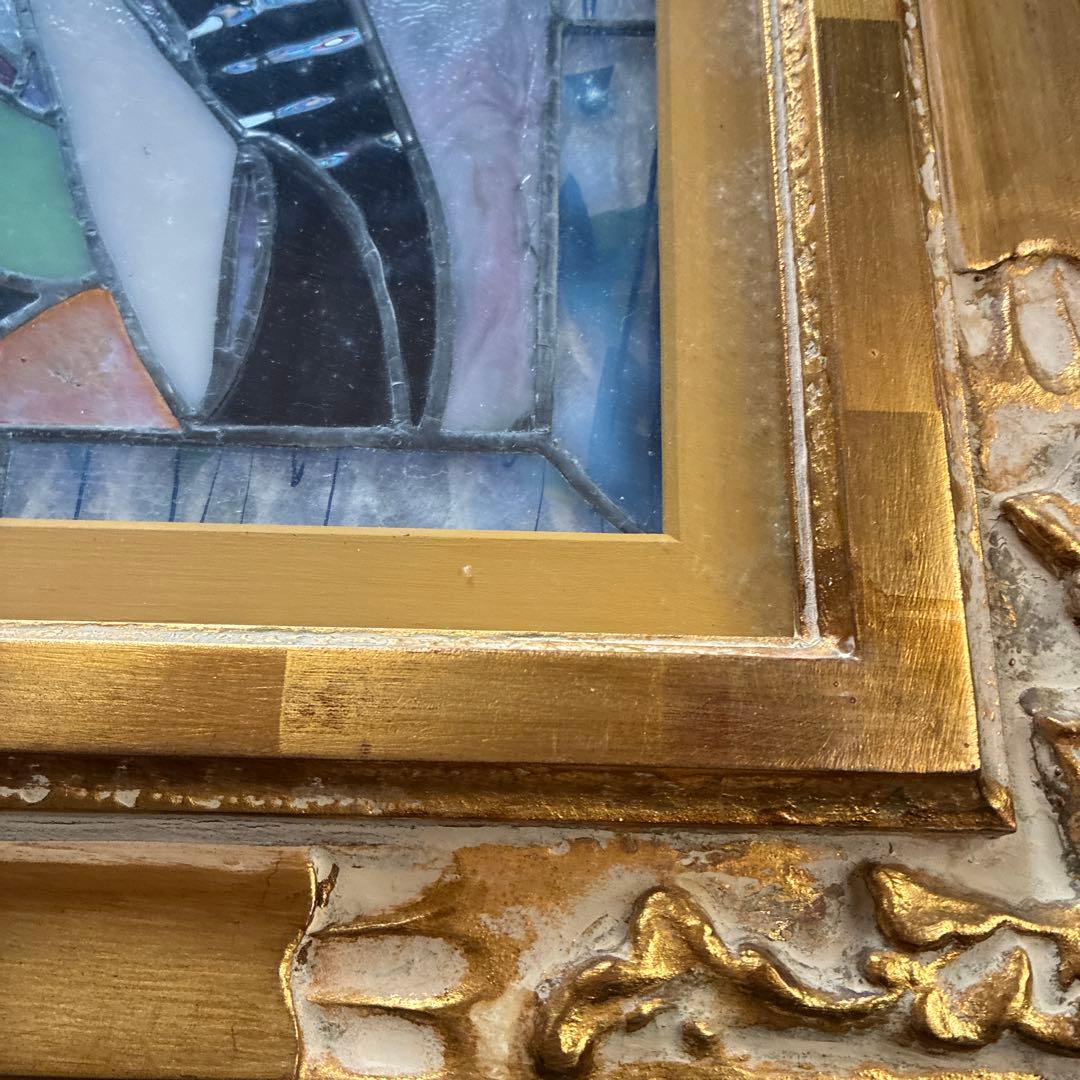 ステンドグラスアート 日本の女性