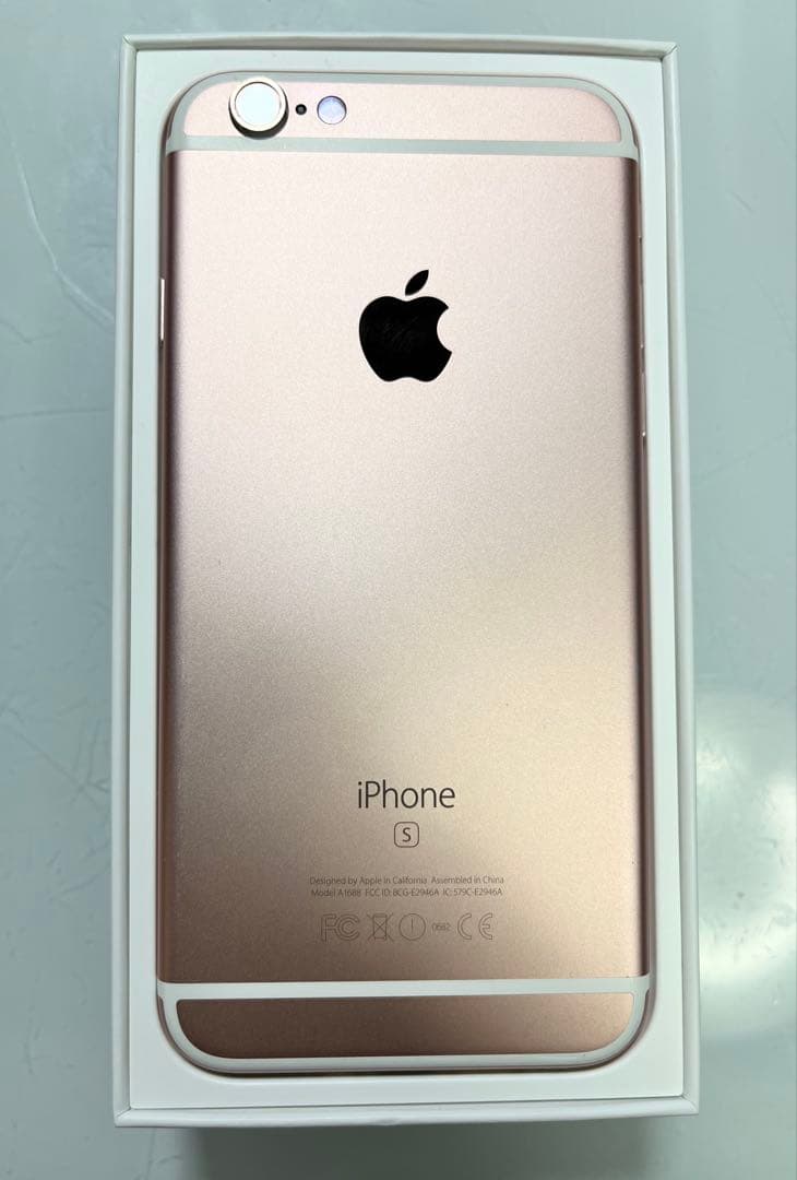 Apple iPhone 6s Rose Gold 64GB 箱付き