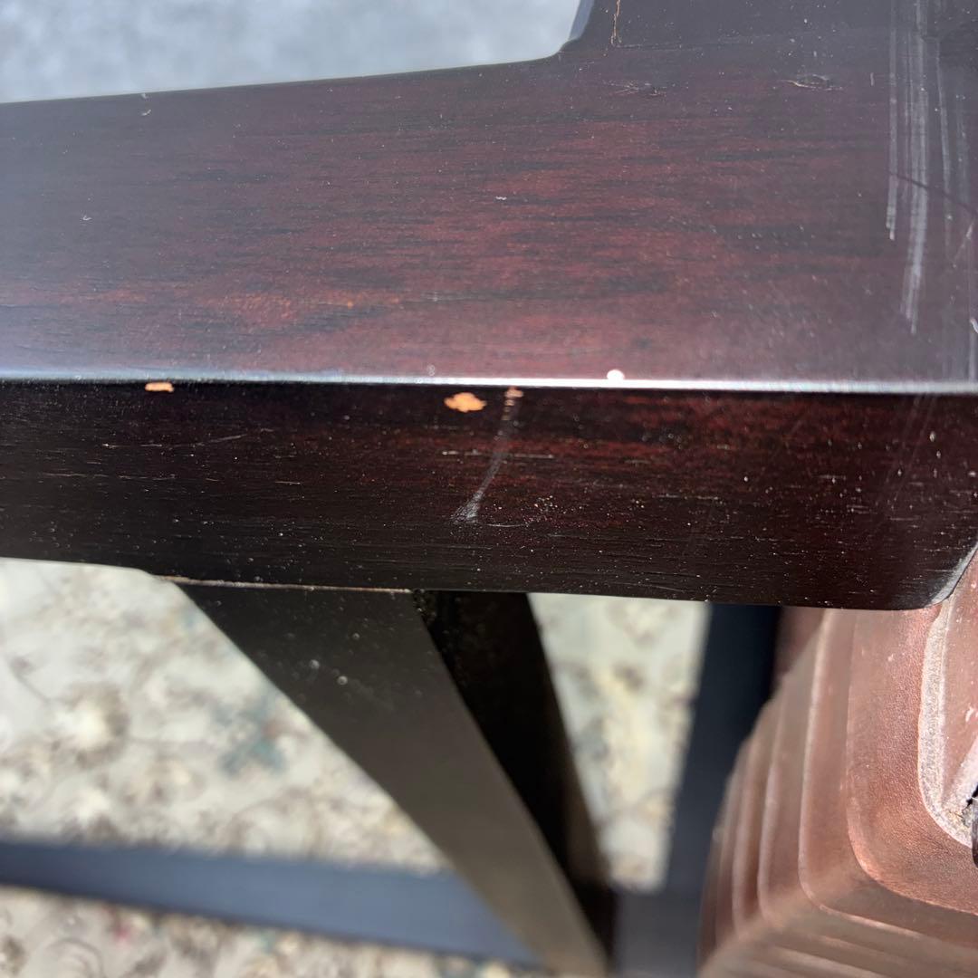 アンティーク調 椅子 スツール 革製