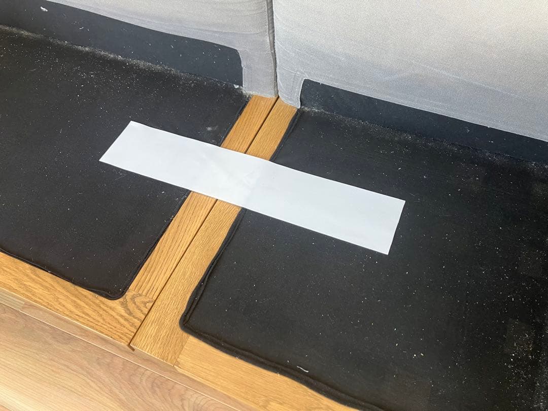 フライミー　Address グレーソファ クッション付き木製脚付き