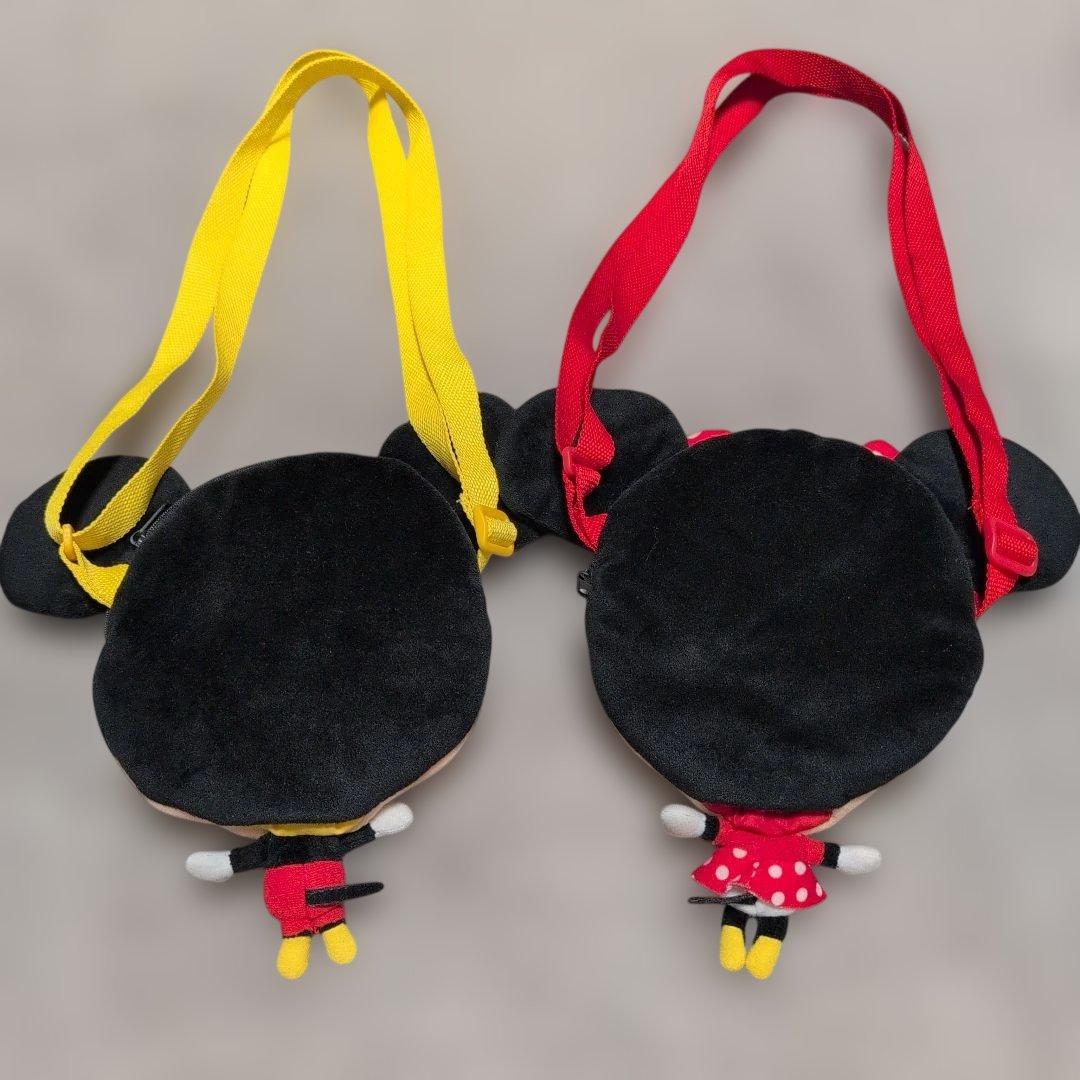 レトロ?レア？ミッキー・ミニー ぬいぐるみバッグ