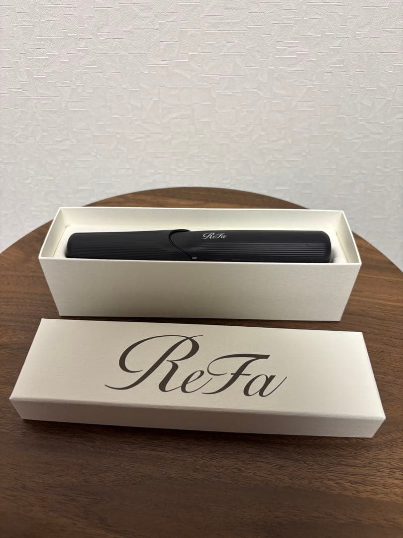 ✨美品✨ReFa ヘアアイロン ブラック 充電ケーブル付