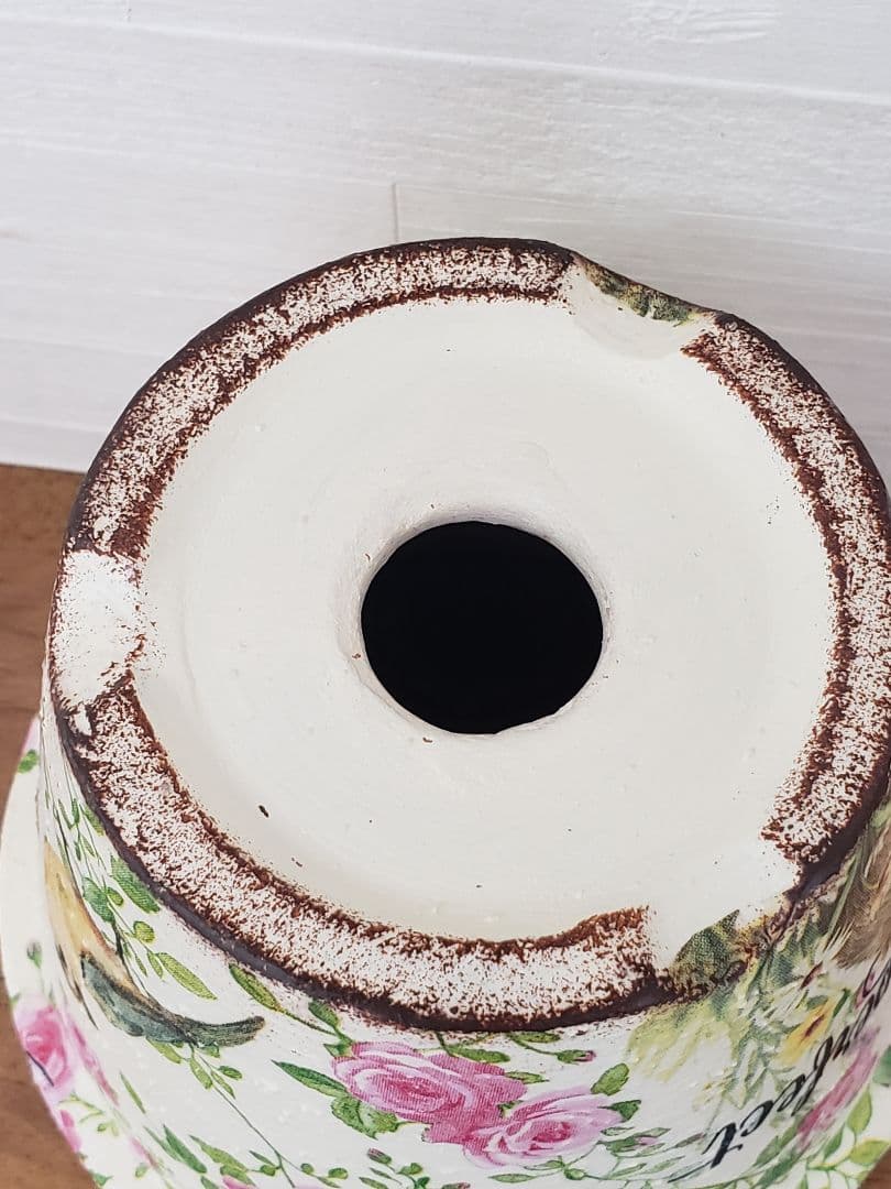 オーダーOK☘️【728】リメイク鉢☆三河焼4.5号鉢