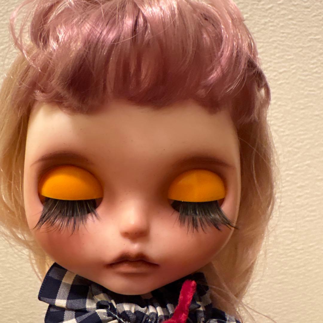 ※染色ヘアーlast※カスタムドールカスタムアイシードール 染色パープル本体のみ