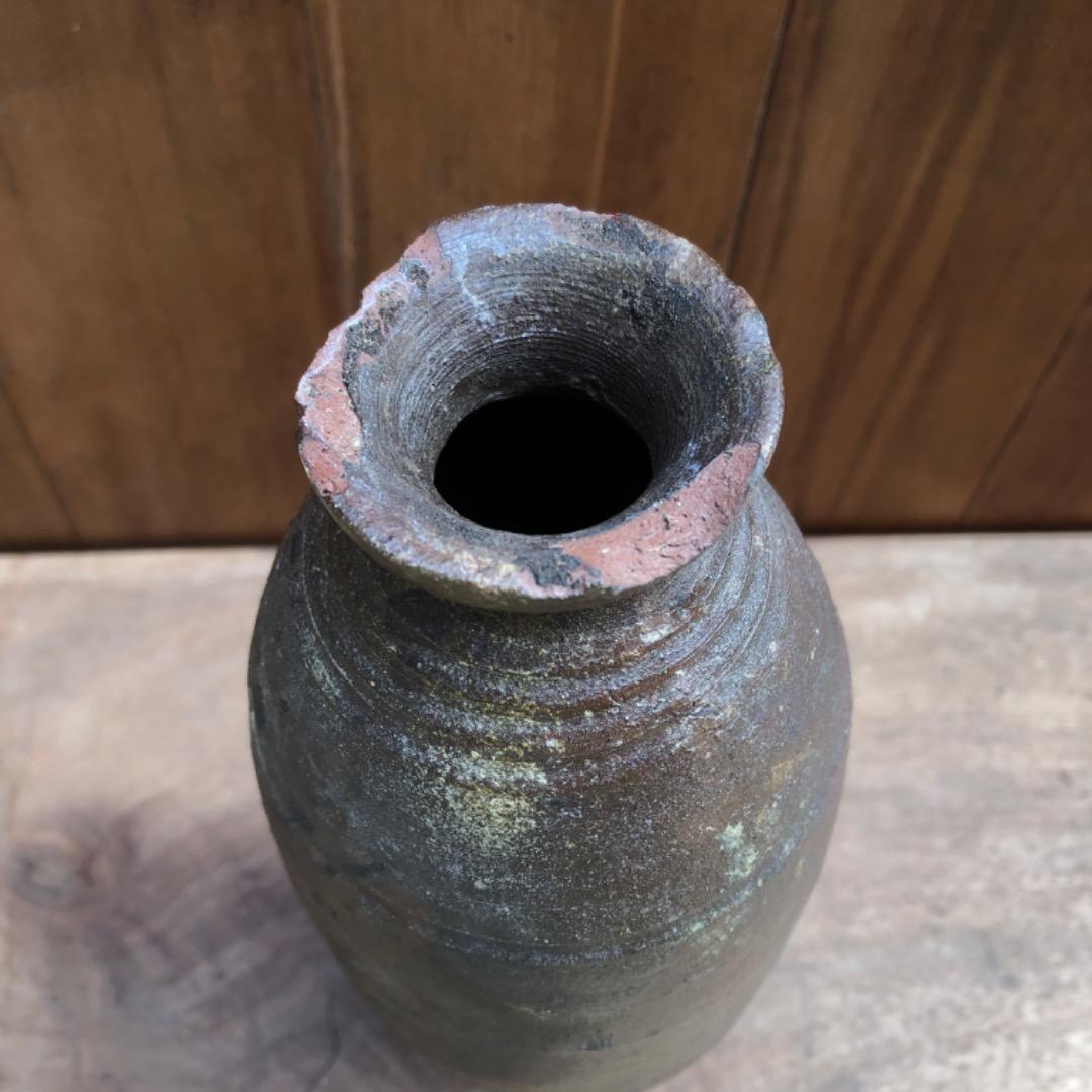 古琉球　壺　沖縄　焼きもの　アンティーク　花器