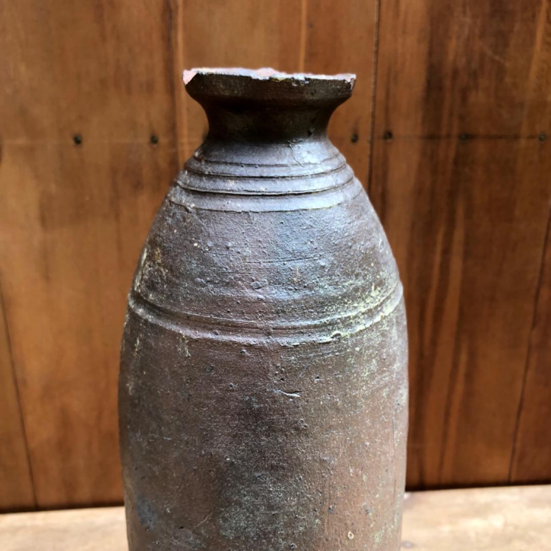古琉球　壺　沖縄　焼きもの　アンティーク　花器