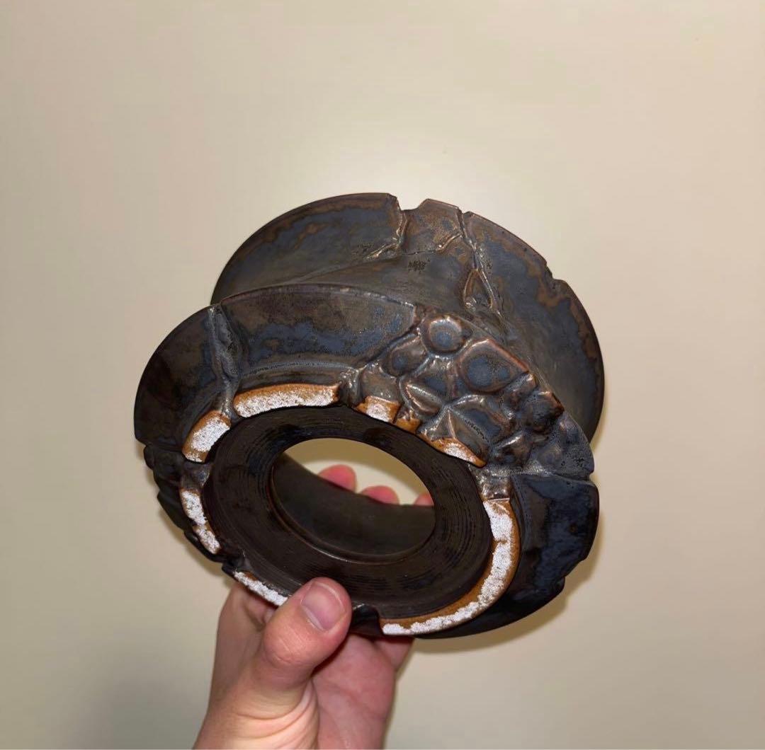 XL SIZE 植木鉢 作家鉢 アガベ グラキリス ホリダ 亀甲竜 恵比寿大黒