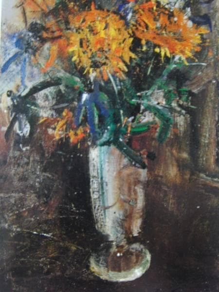 シェネ、きんせん花、高級希少画集画、版上サイン入 新品額付