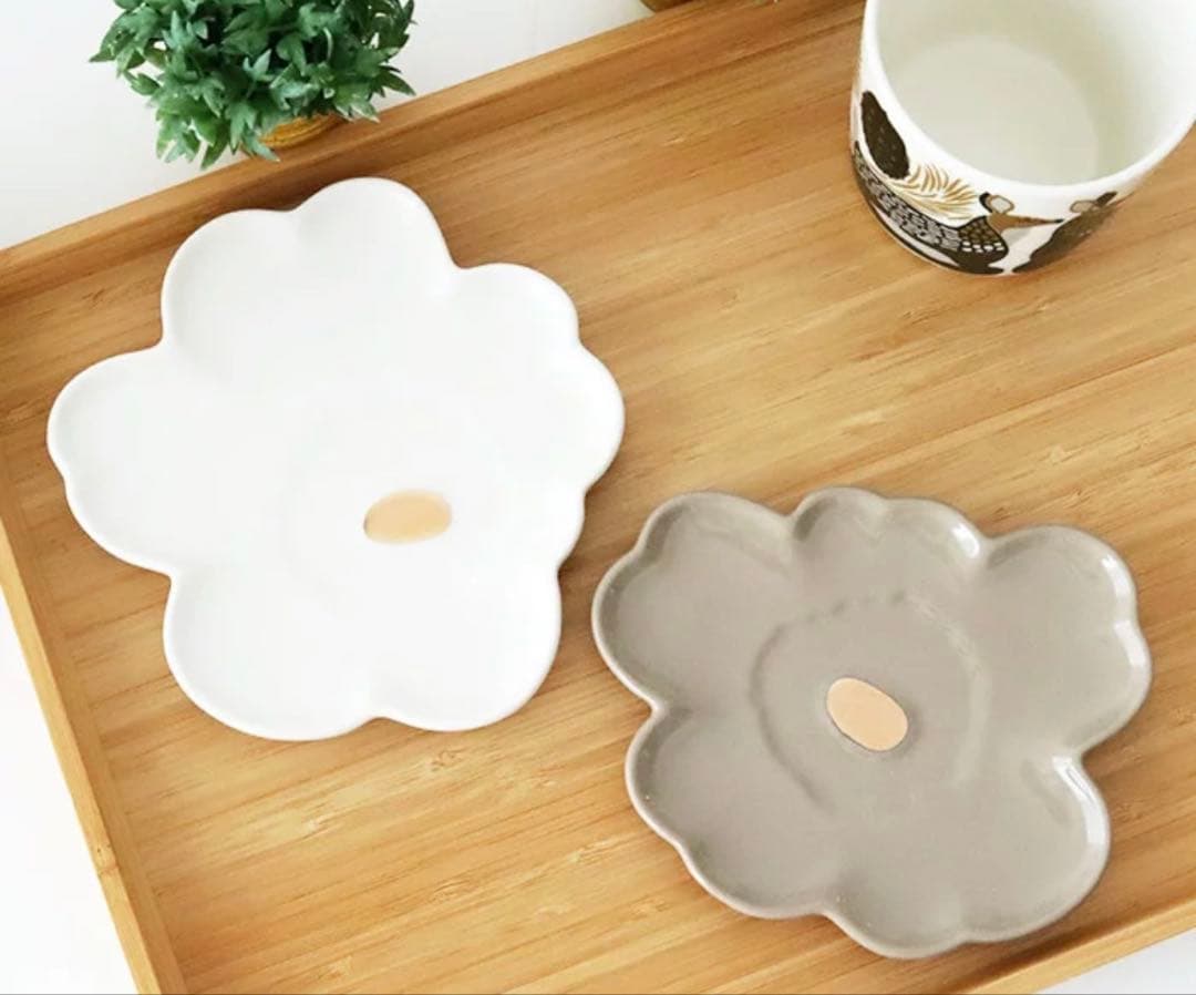 新品同様★2枚セット★marimekko★マリメッコ★ウニッコ★60thプレート