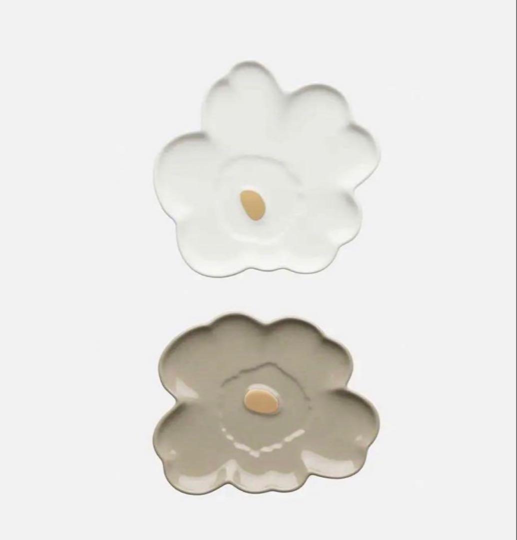 新品同様★2枚セット★marimekko★マリメッコ★ウニッコ★60thプレート