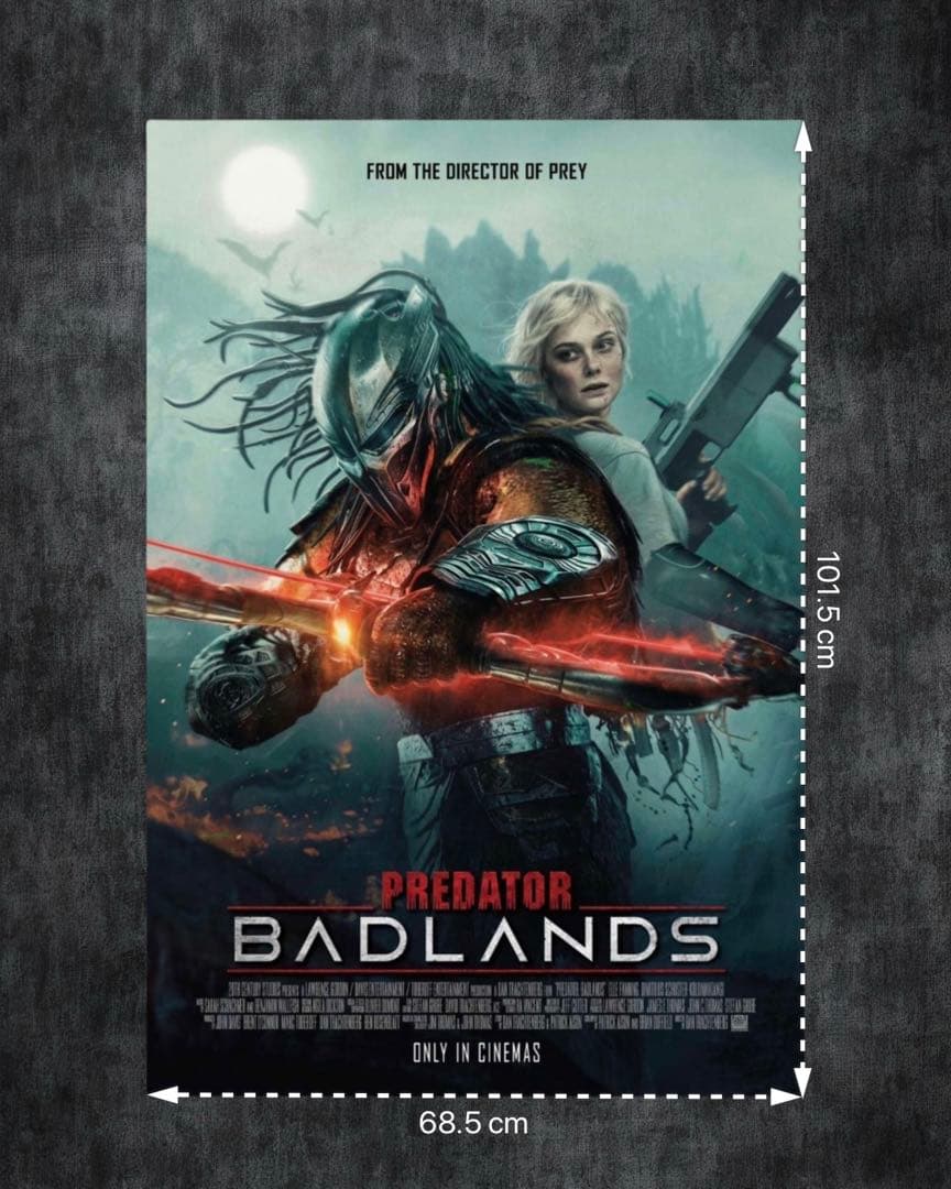 *非販売品*映画館用両面印刷ポスターINTL版:プレデター バッドランド