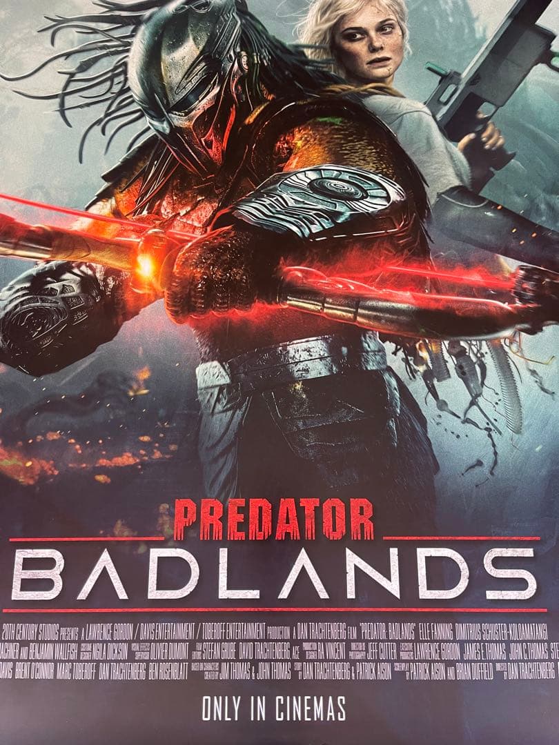 *非販売品*映画館用両面印刷ポスターINTL版:プレデター バッドランド