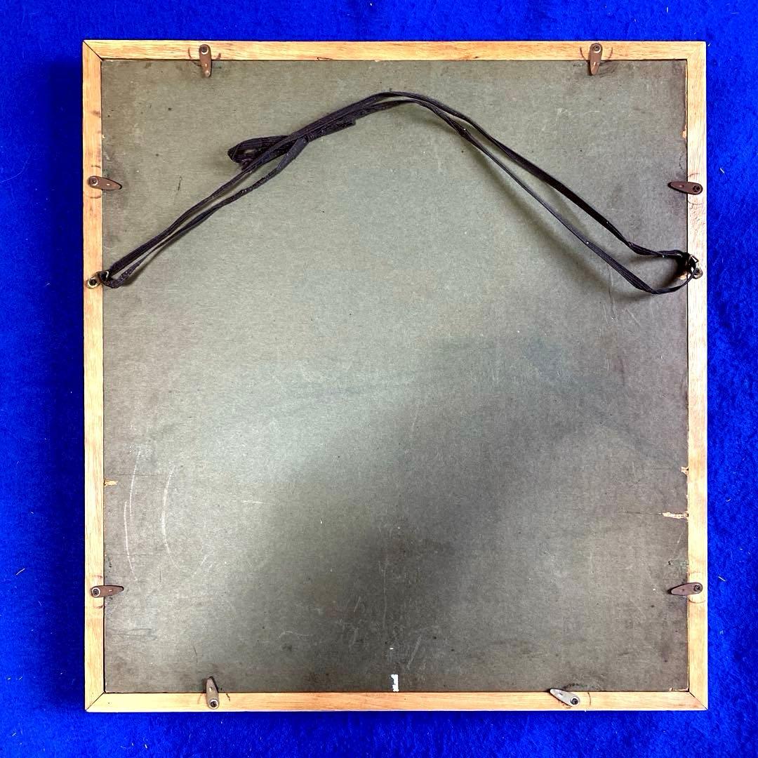 佐久間顕一 複製『合掌童子』　仏画 水墨画 色紙　額装　限定1000部