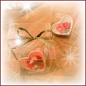 プリザーブドフラワーギフトハートピンクアレンジメントケース入り