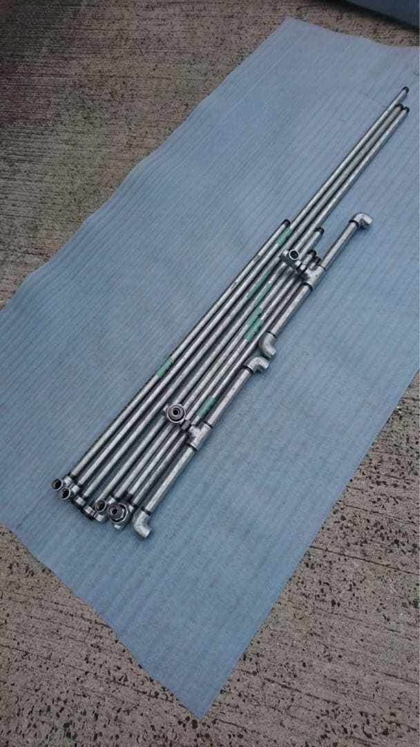 二段ガス管ハンガーラック