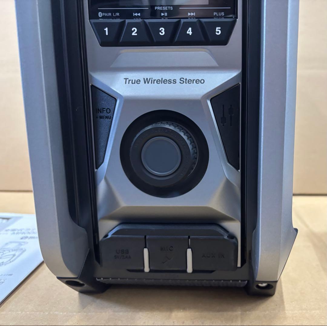 マキタMR005G Bluetoothラジオ　ブラック