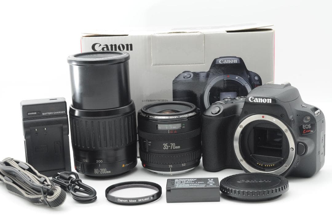 ★超美品★夏休みSALE★ Canon EOS Kiss x9 ダブルレンズ