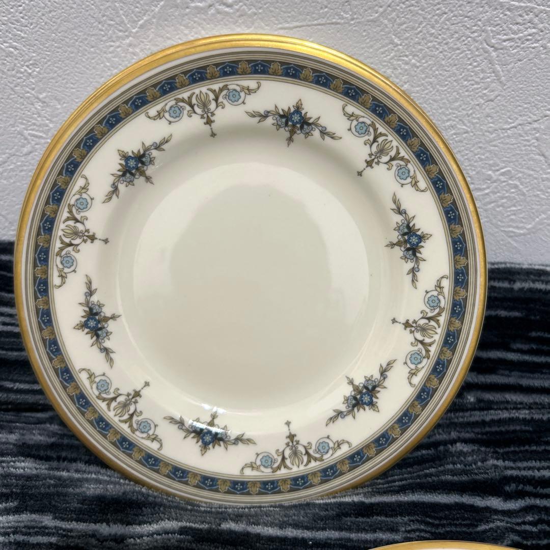 ミントン グラスミア 16.5cm プレート　6枚組　金彩　パン皿