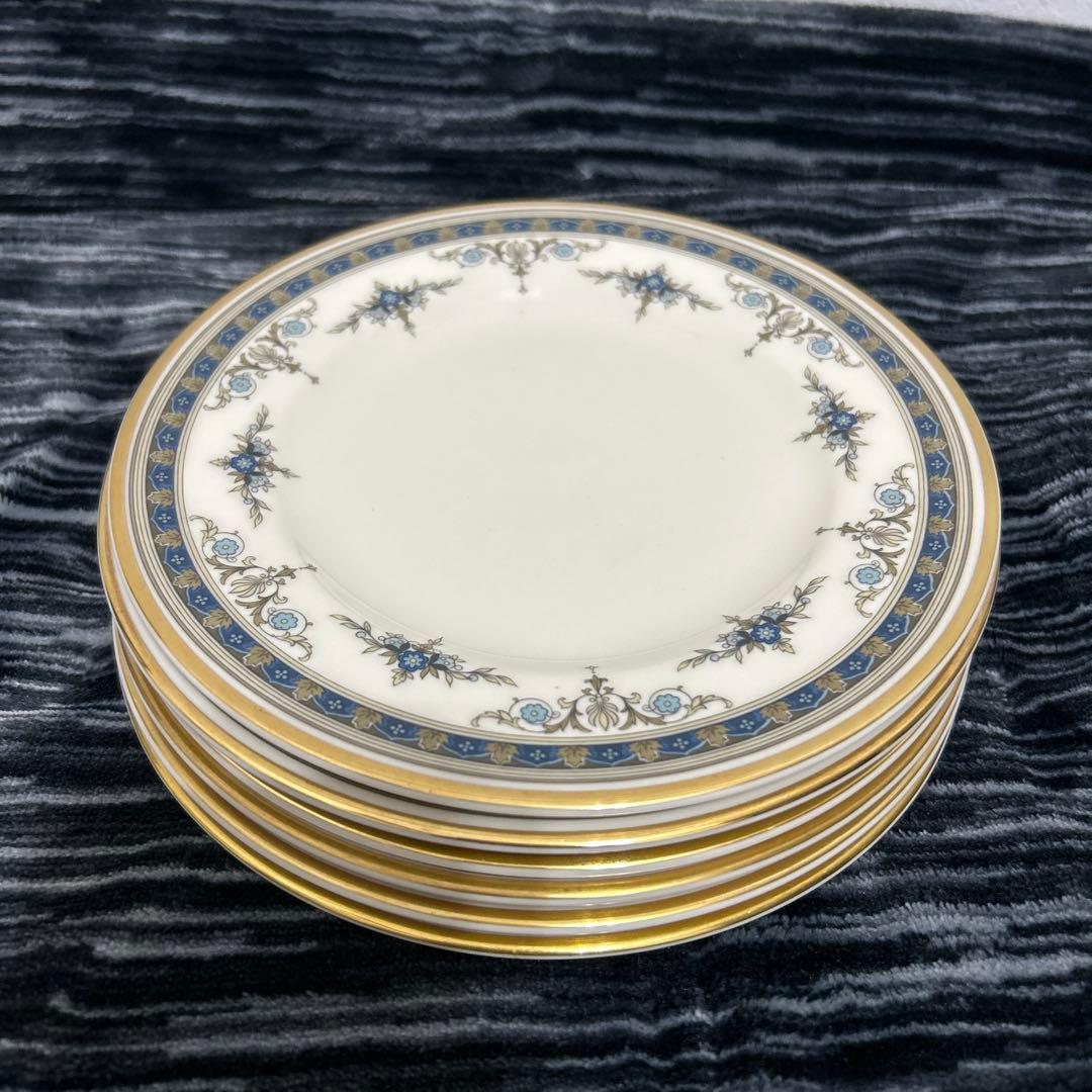 ミントン グラスミア 16.5cm プレート　6枚組　金彩　パン皿