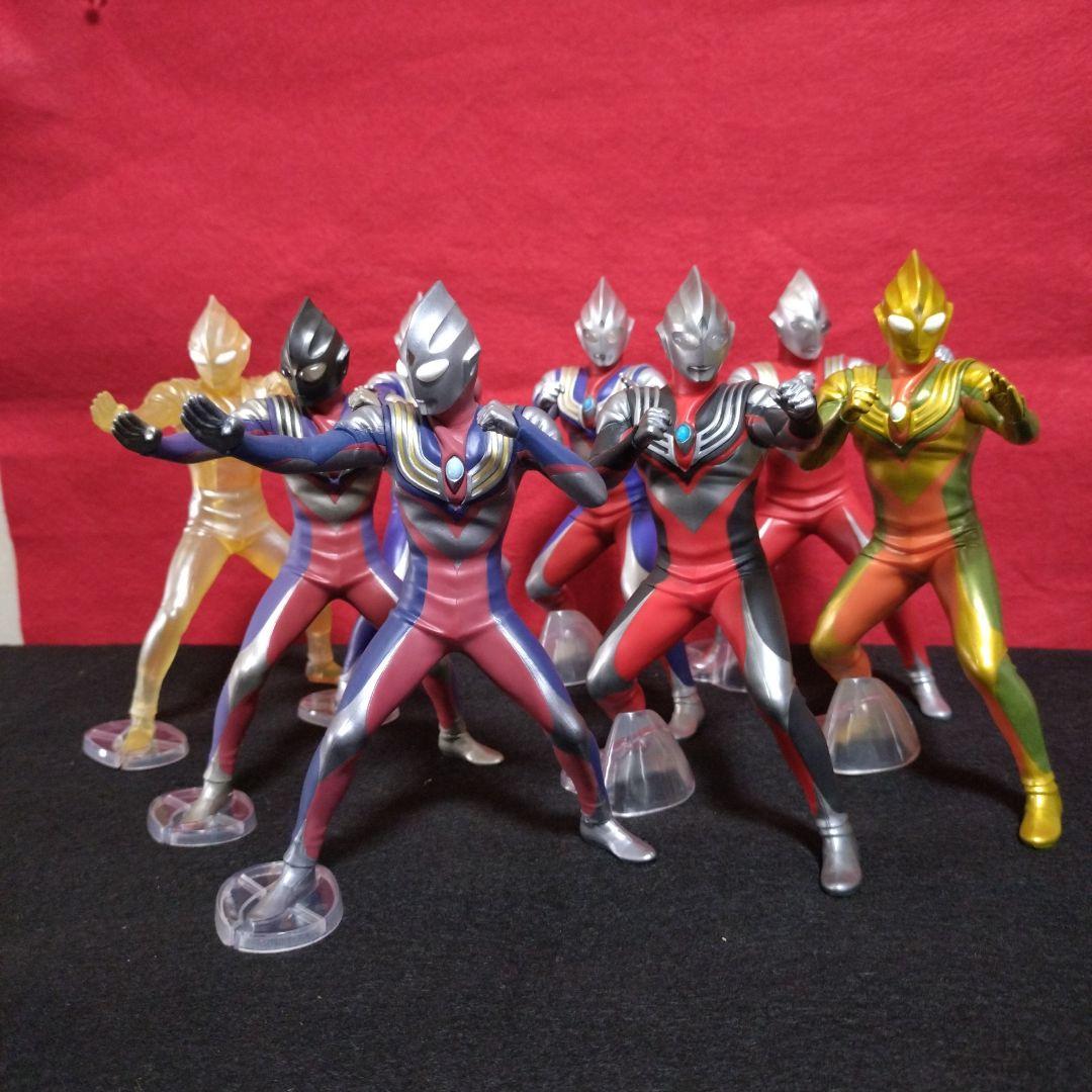 ウルトラマンフィギュア 英雄勇像8体