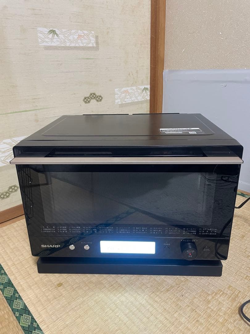 シャープ 電子レンジ 50/60Hz共用 RE-W232J-B 2022年製