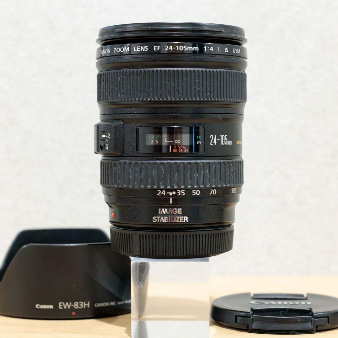 完動品 ★ EF 24-105mm F4 L IS USM ★フード付き
