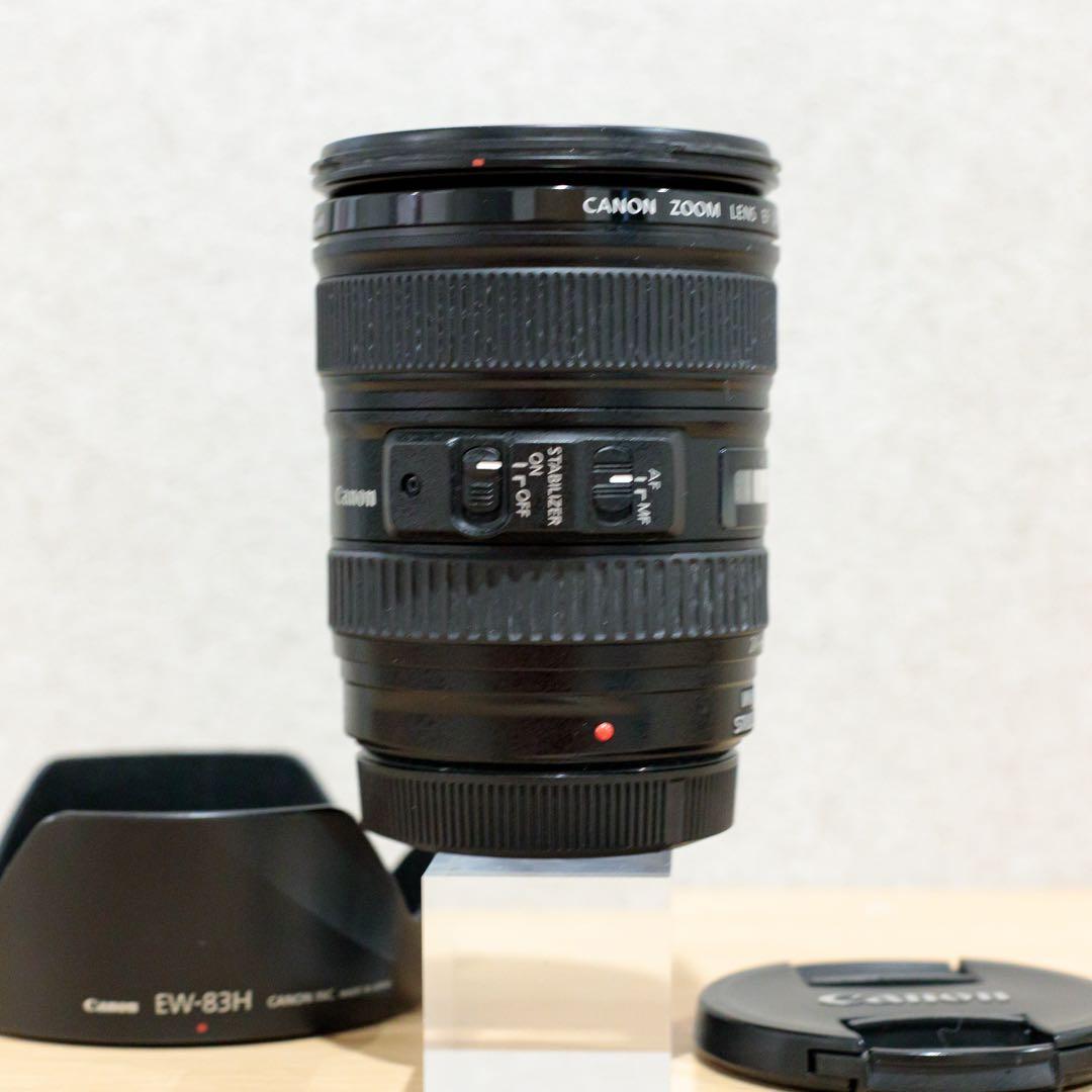 完動品 ★ EF 24-105mm F4 L IS USM ★フード付き