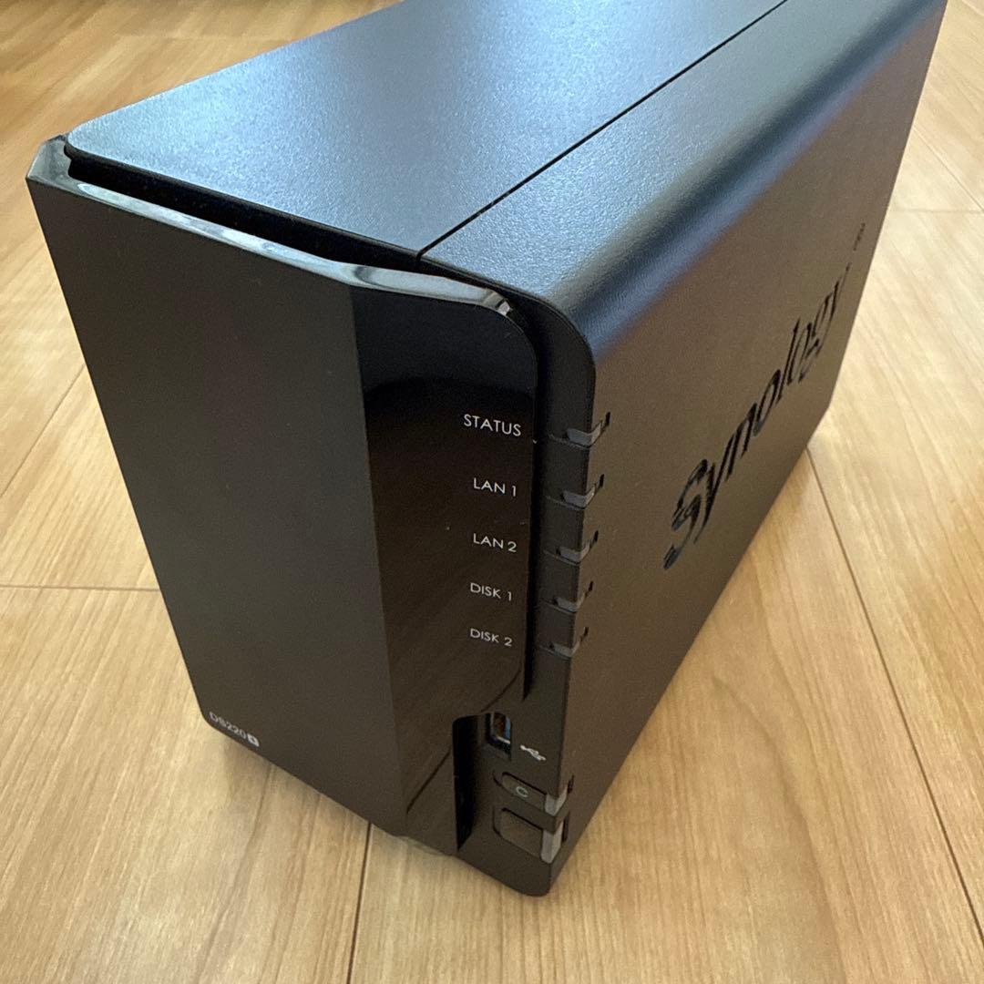 外付けハードディスク・ドライブ [6TB] Synology NAS DS220+ WDRedPlus3TBx2