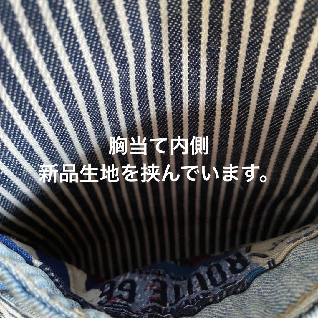 サロペット　デニムリメイク　トートバッグ