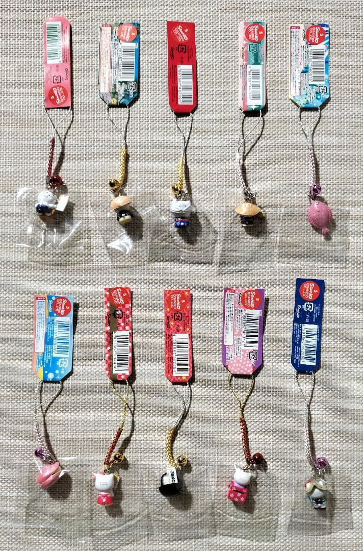 ご当地キティ　根付け　10種セット