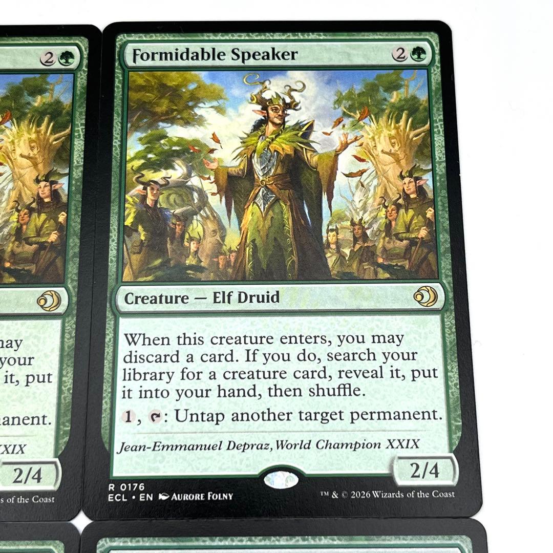 並外れた語り部　4枚セット　英語　MTG